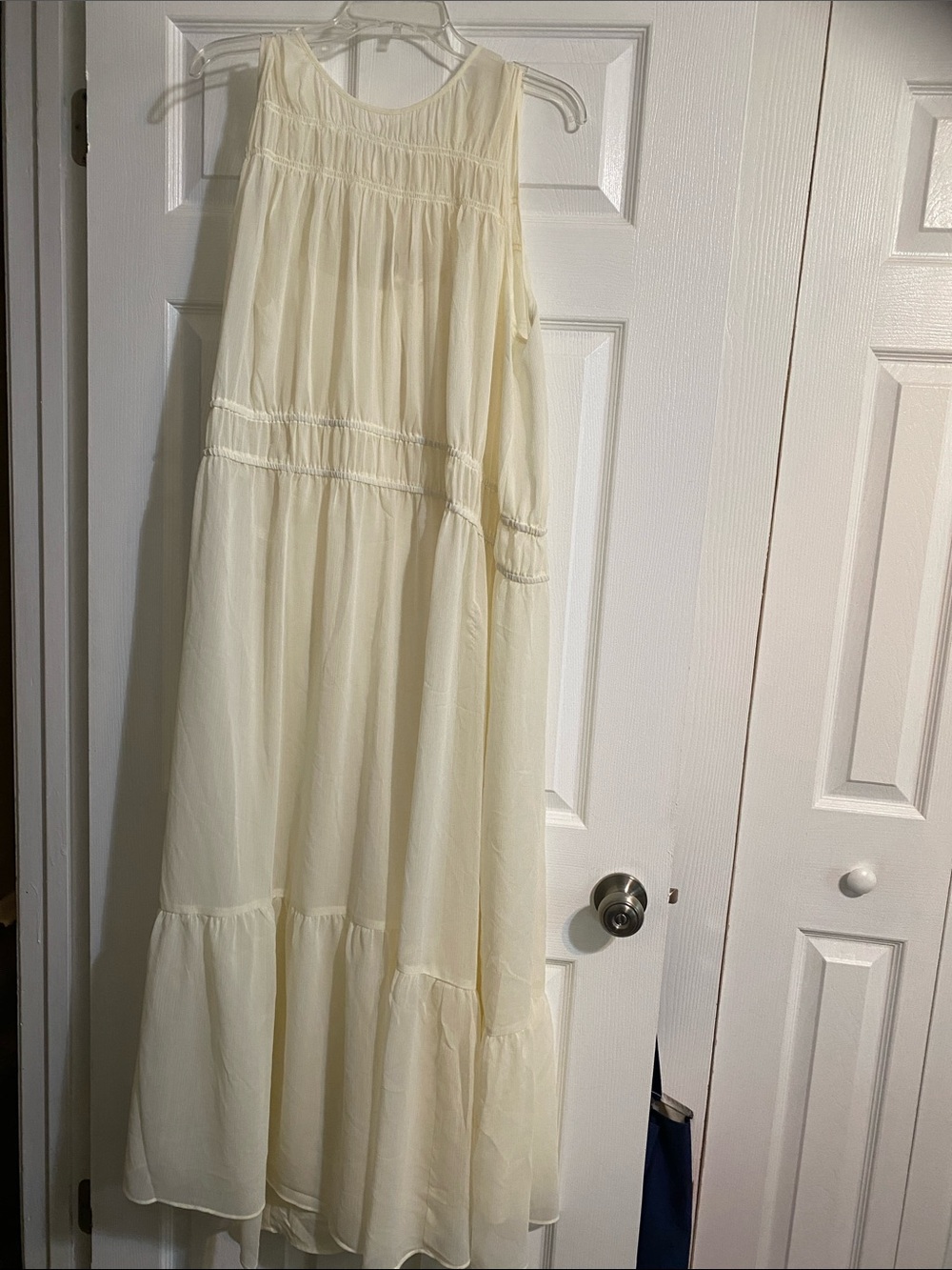 a new day Cream Tiered Maxi Dress